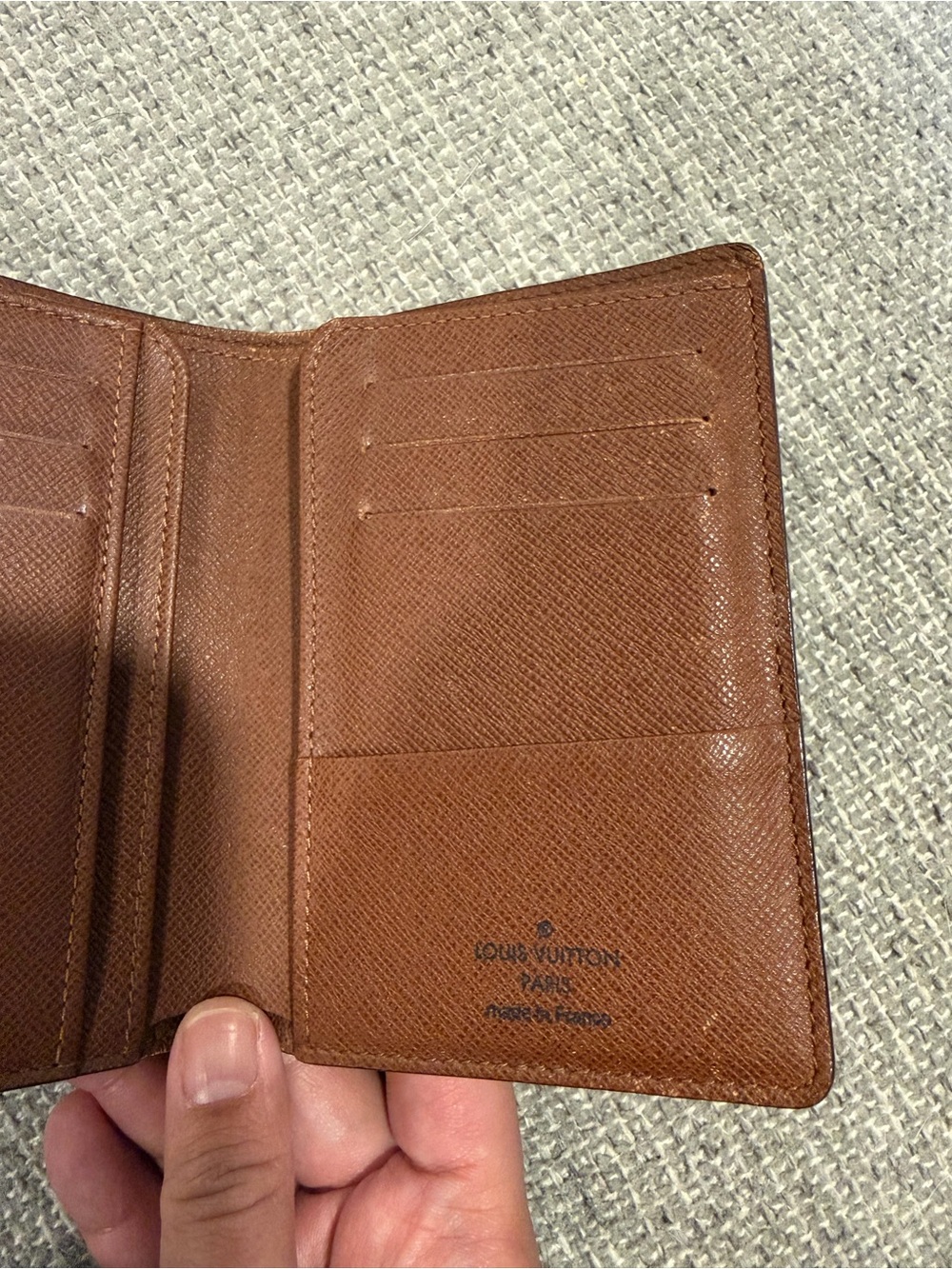 Louis Vuitton Monogram Canvas Card & Key Holder in Brown and Gold - Picture 5 of 6
